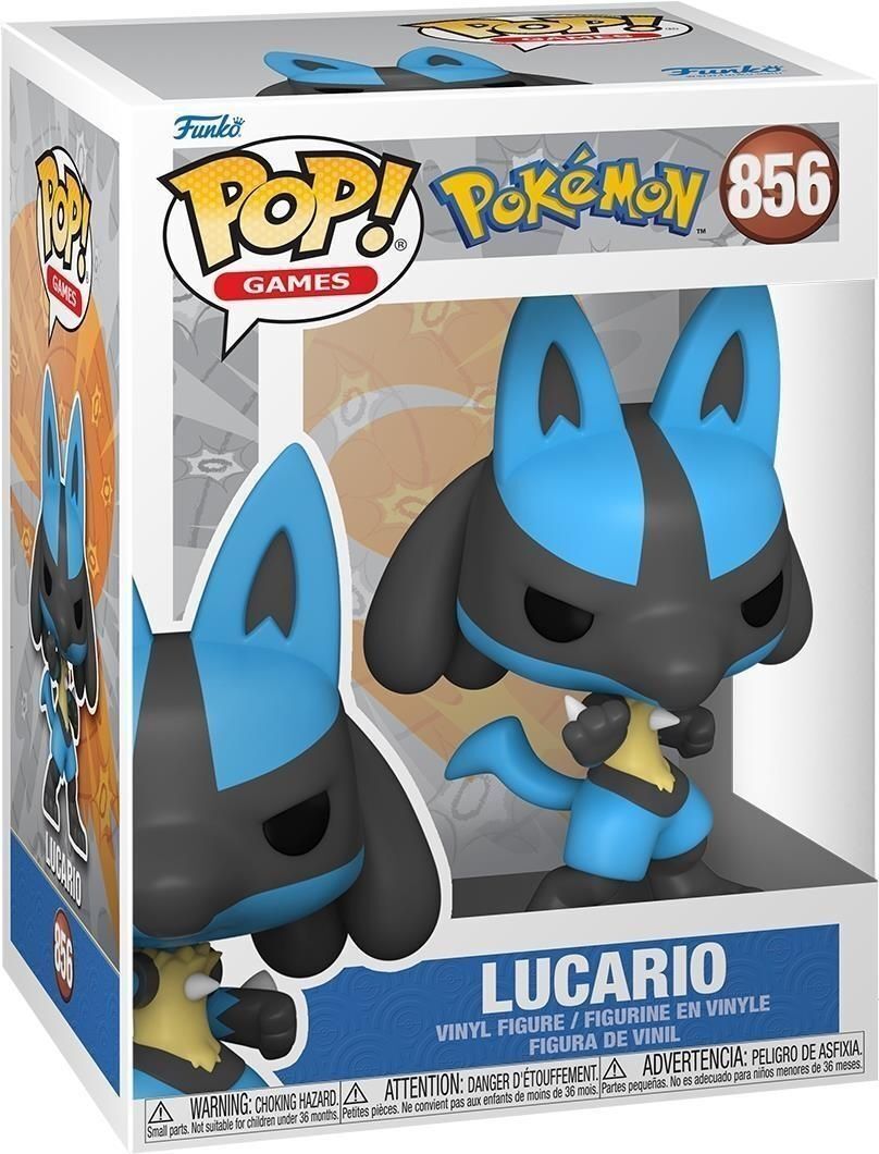7829602 Merchandising Pokemon: Funko Pop! Games - Lucario (Vinyl Figure 856)