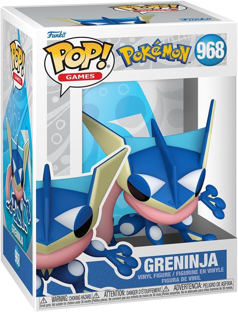 7838013 Merchandising Pokemon: Funko Pop! Games - Greninja (Vinyl Figure 968)