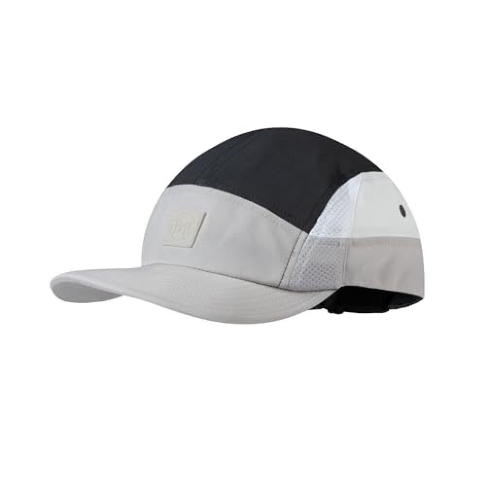 (TG. S) Buff Cappello 5 Panel Go cap, Grey, S Unisex-Adulto - NUOVO