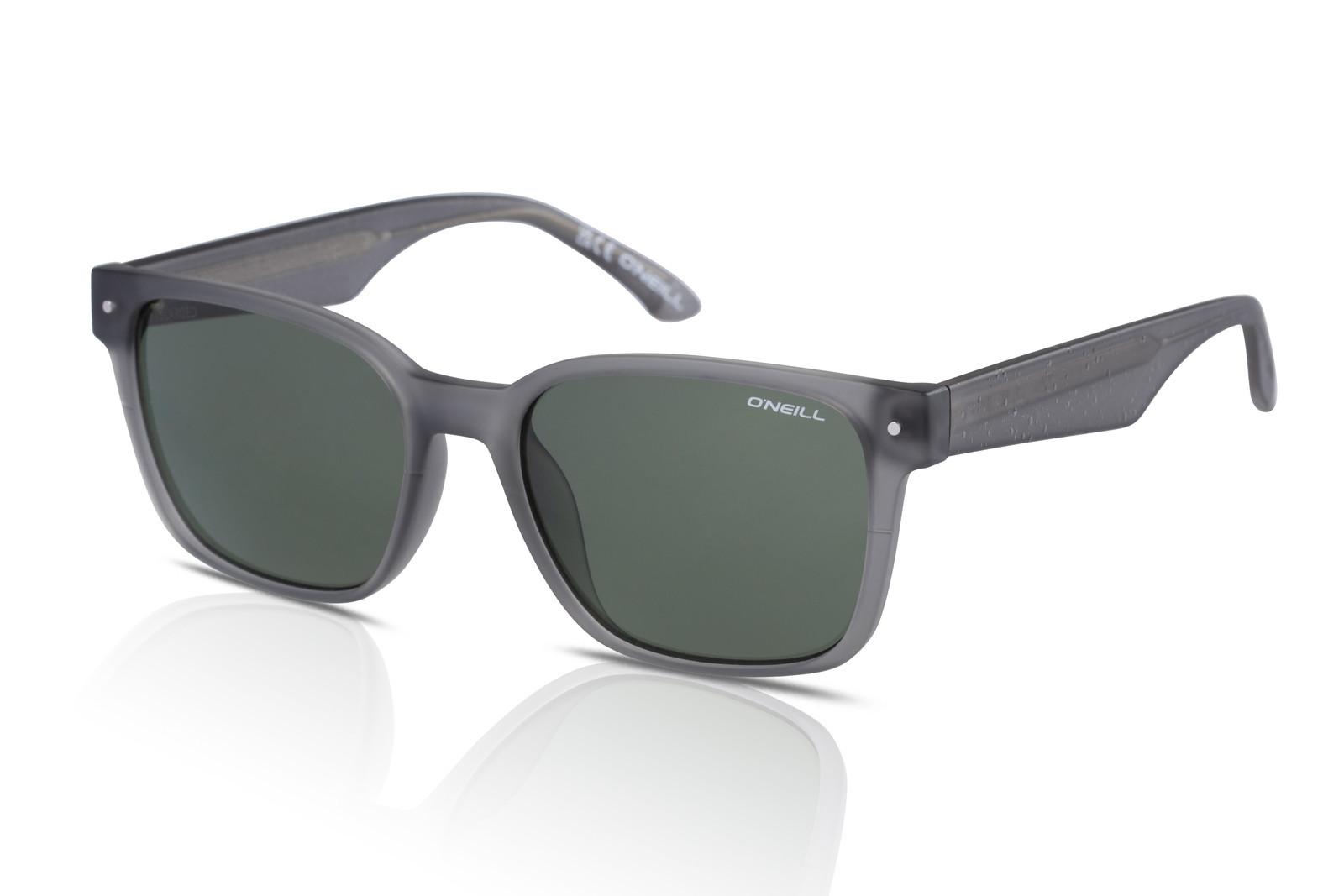 O'Neill Uomo Sole Polarizzate ONS-9007 2.0 108P Opaco Grigio Cristallo/Verde