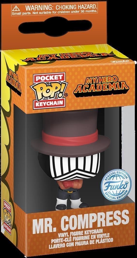 7829602 Merchandising My Hero Academia: Funko Pop! Keychain - Mr. Compress (Hide
