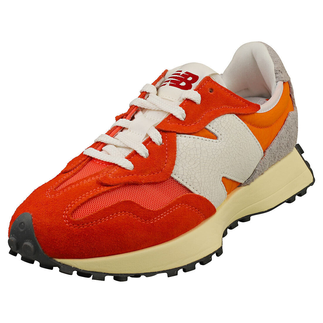 New Balance 327 Unisex - Trainer Moda in Tessuto e Pelle Rosso Golfo - 43 EU
