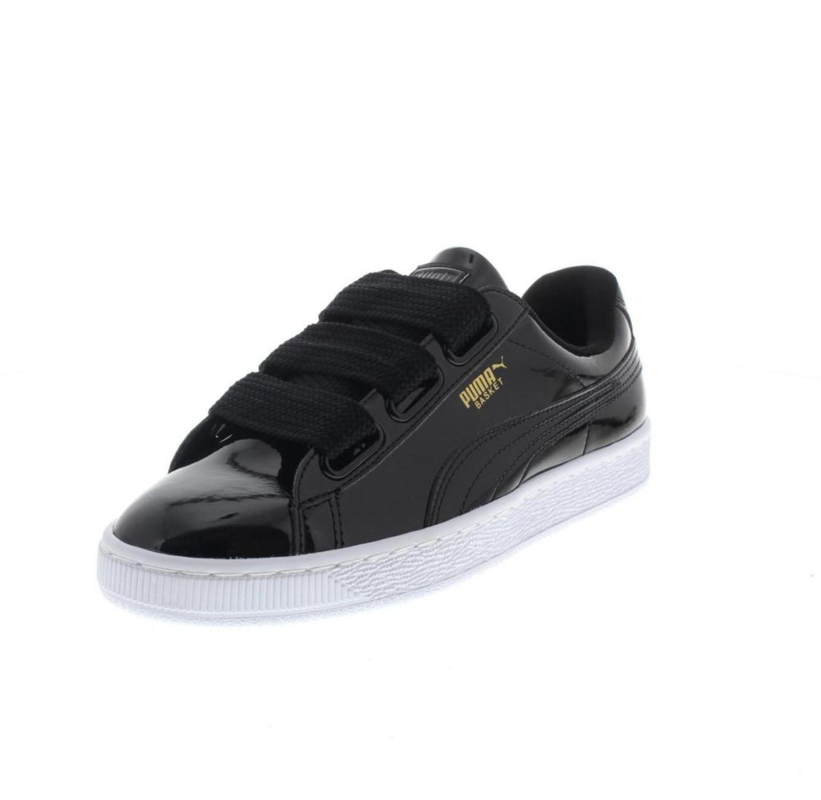 Puma Basket Heart Patent Nero - Taglia 37 [4 US 23cm] Scarpe Donna Sneakers