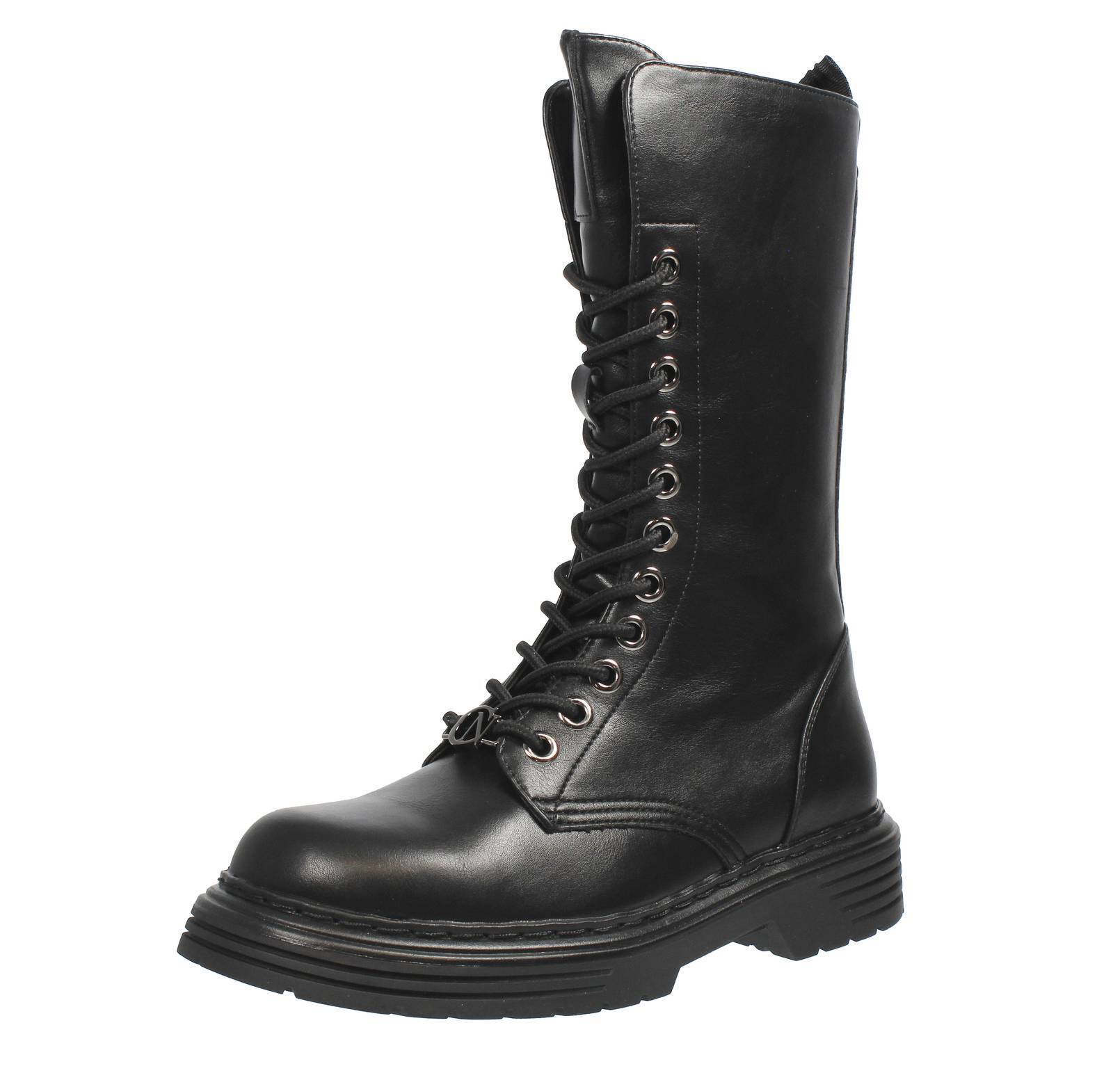 Cafe' Noir Stivali Con Cerniera Laterale Nero - Taglia 38 Scarpe Donna Stivali
