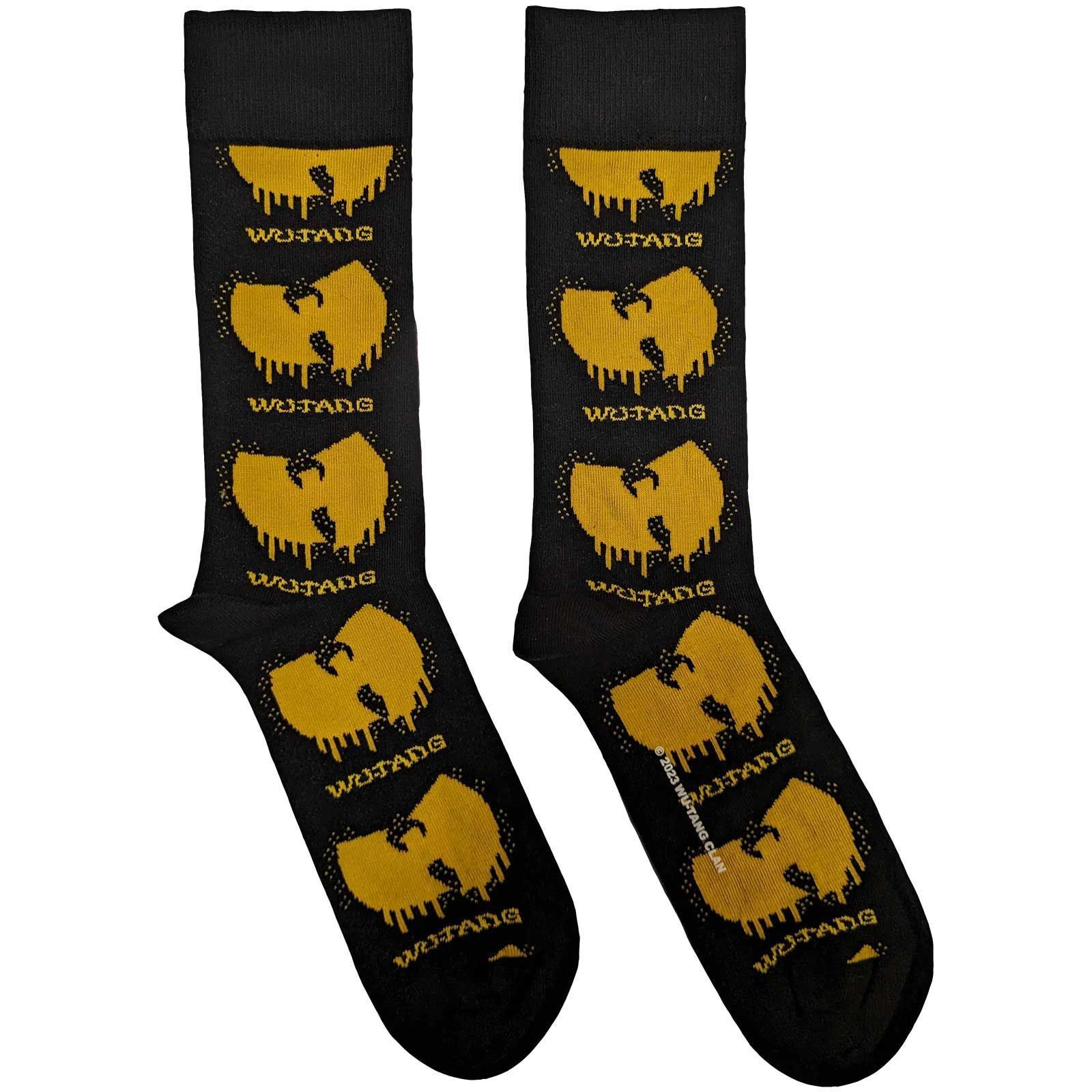 Abbigliamento Wu-Tang Clan: Rock Off - Dripping Logo (Calzini Unisex Uk Size 7-1