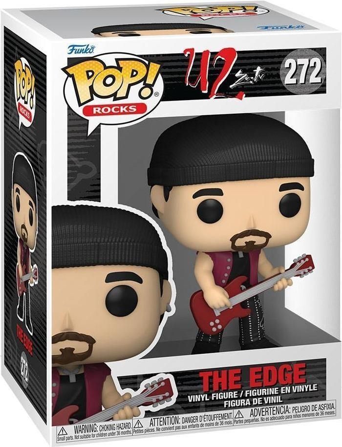 7829602 Merchandising U2: Funko Pop! Rocks - Zootv - The Edge (Vinyl Figure 272)