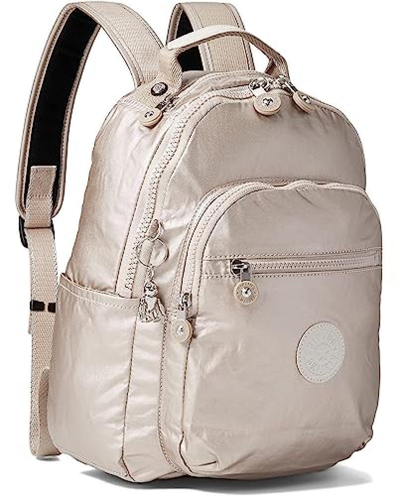 (TG. S) Kipling Zaino Seoul S da donna, Metallic Glow, S, Zaino Seoul - NUOVO