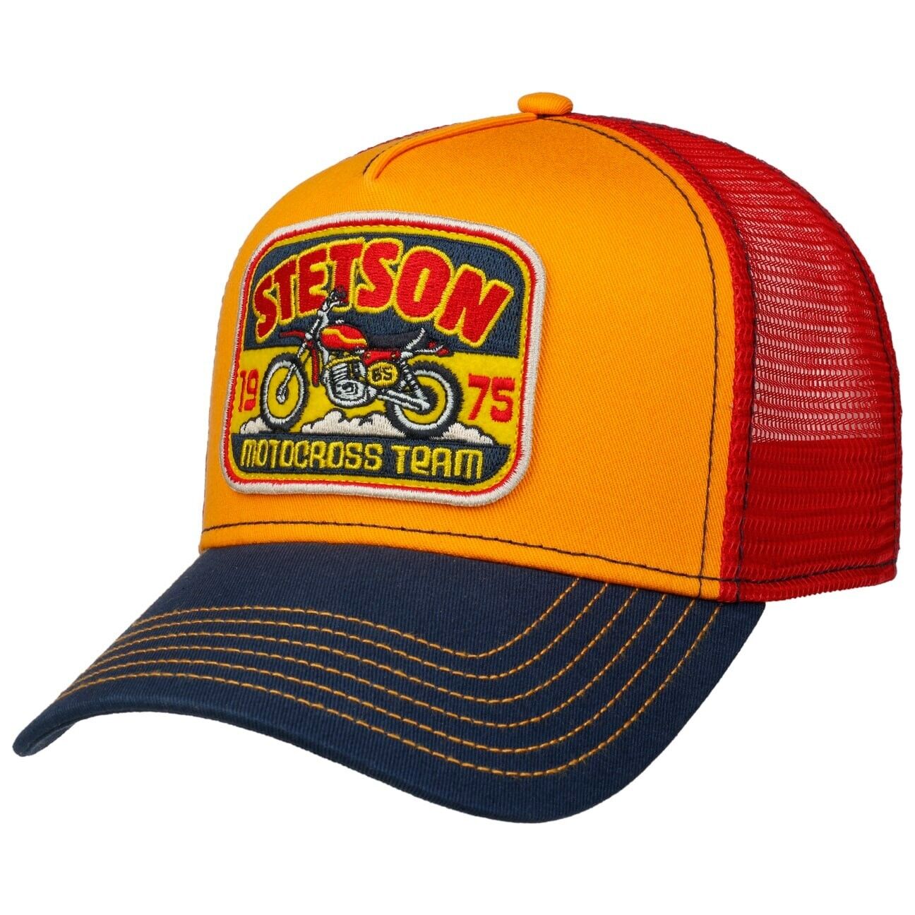 Cappellino Stetson Trucker Motorcross Team