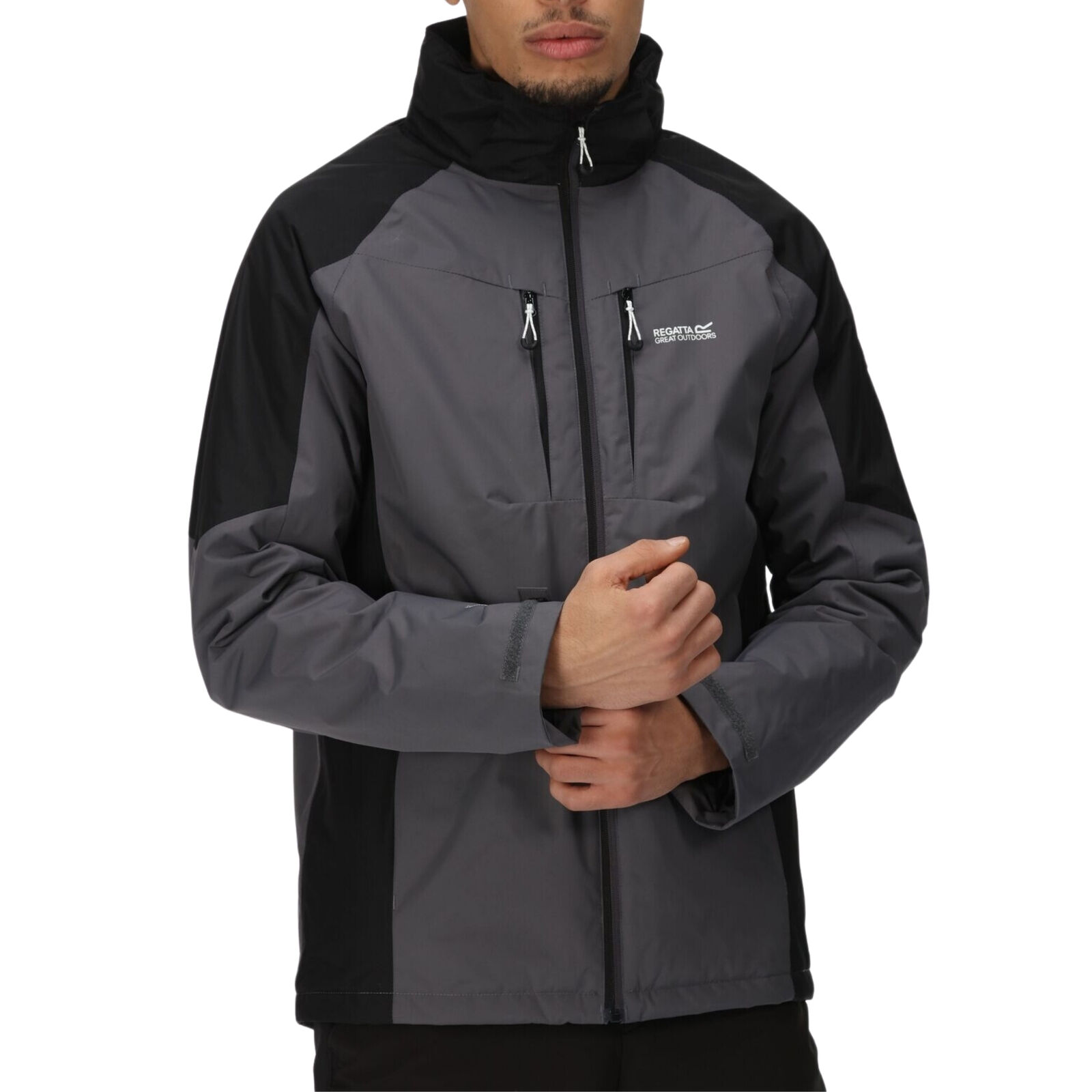 Regatta Giacca da Uomo Impermeabile Winter Calderdale Grigia Taglia M Codice ...