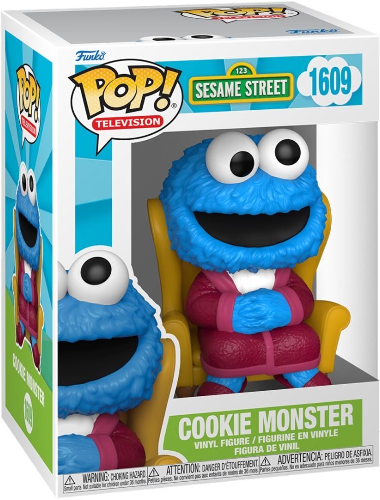 7829593 Merchandising Sesame Street: Funko Pop! Television - Cookie Monster (Vin
