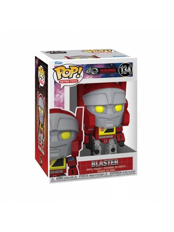 7829602 Merchandising Transformers: Funko Pop! Retro Toys - Blaster (Vinyl Figur