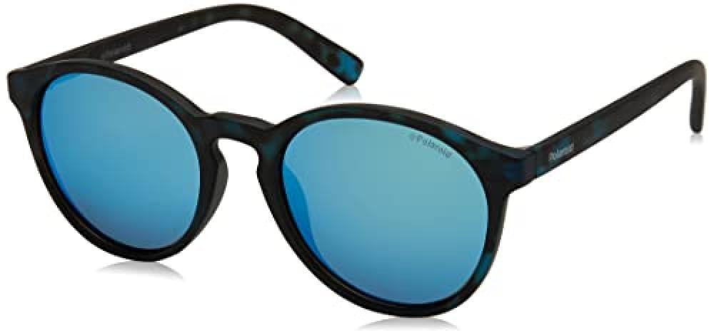(TG. 47) Polaroid PLD 8024/s Occhiali da Sole, JBW/5X Blue Havana, 47 Unisex-Bam