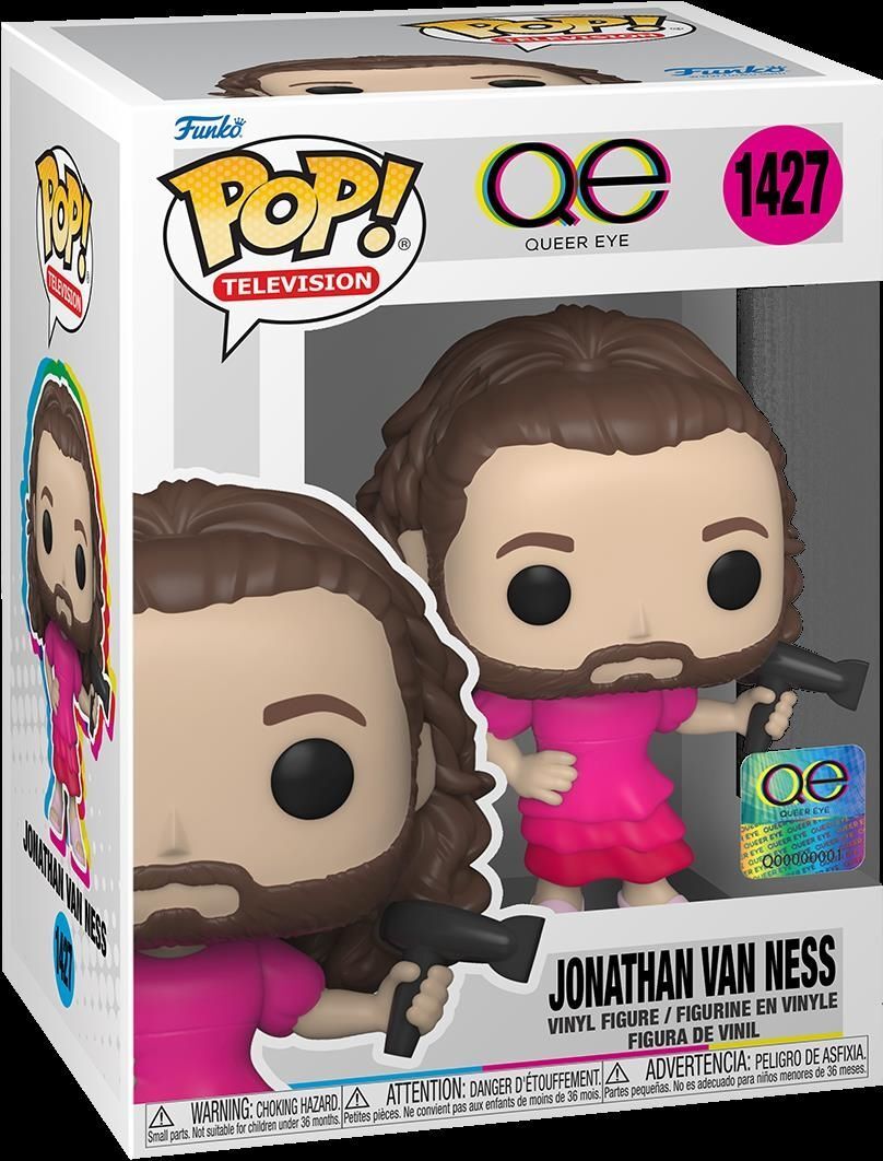 7829602 Merchandising Queer Eye: Funko Pop! Tv - Jonathan Van Ness (Vinyl Figure
