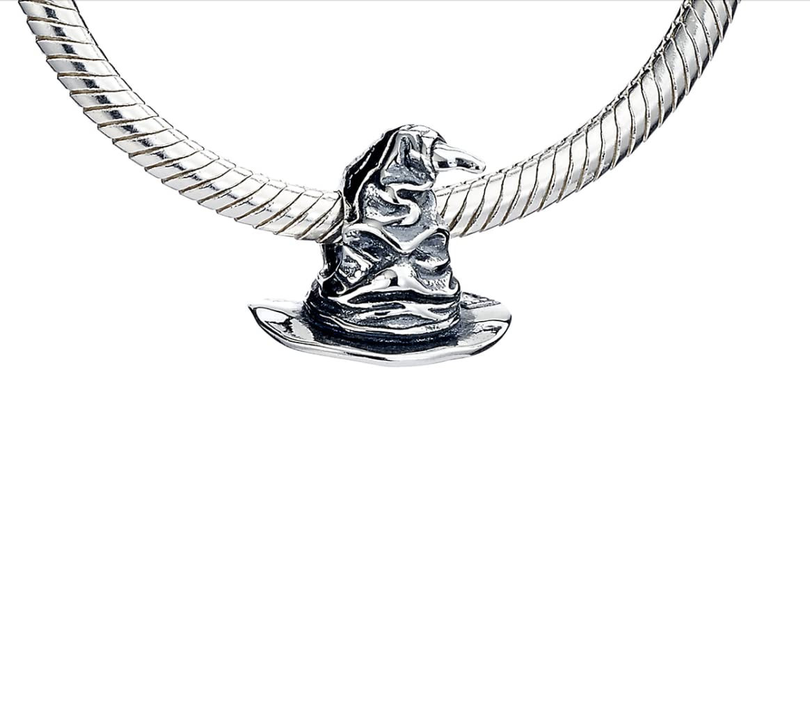 Official Harry Potter Sterling Silver Sorting Hat Bead Charm by The Carat Shop