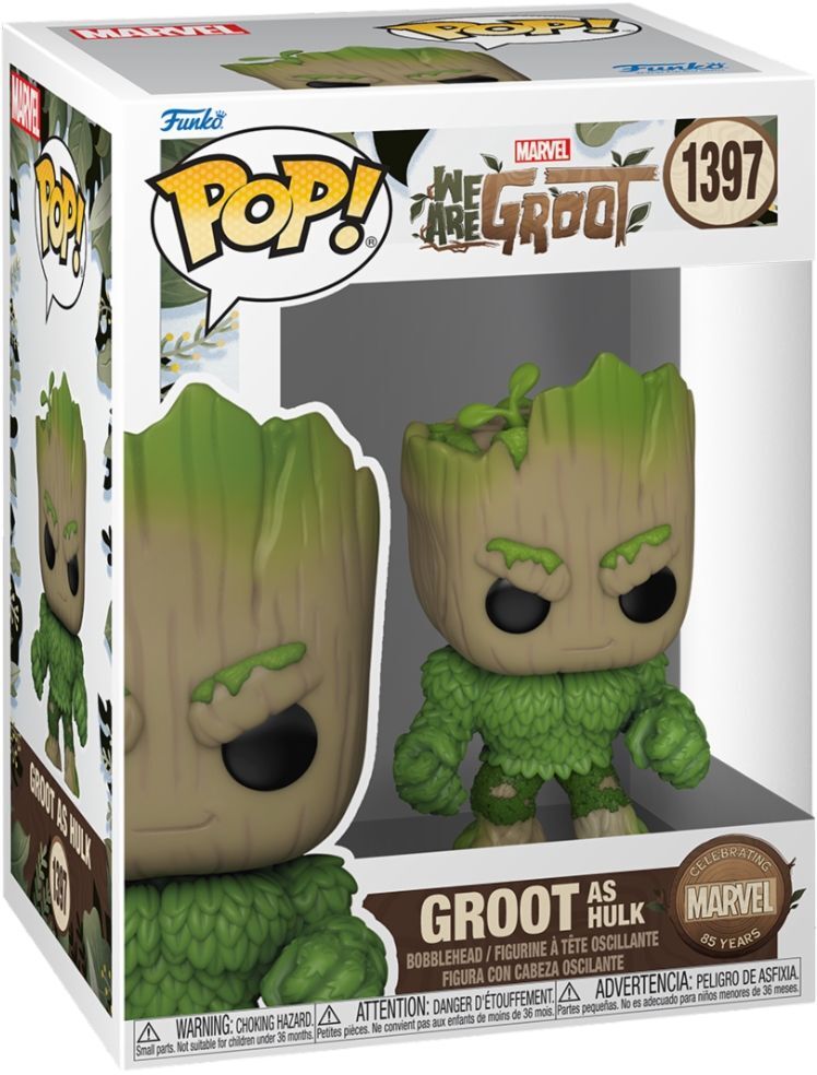 7829602 Merchandising Marvel: Funko Pop! Vinyl - We Are Groot - Hulk (Vinyl Figu