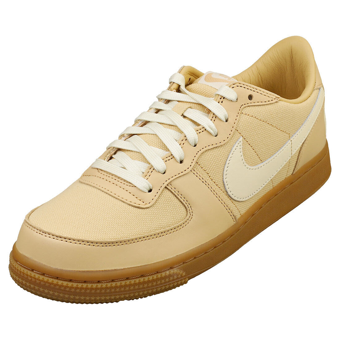 Nike Terminator Low Premium Uomo - Sneakers in Pelle e Tessuto Sesamo - 41 EU