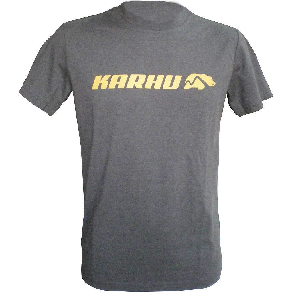 Karhu Men's Men's T-Shirt - Grey/Yellow, Small (Pack of 1) S Grey/Yellow