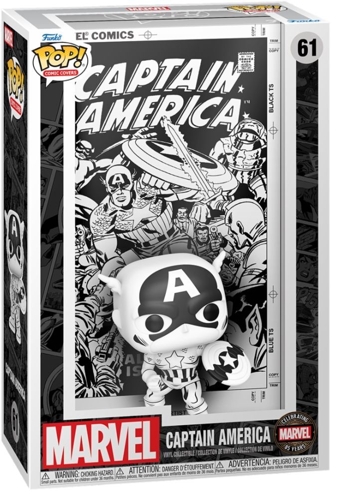 7829593 Merchandising Marvel: Funko Comic Covers - 85th Anniversary - Captain Am