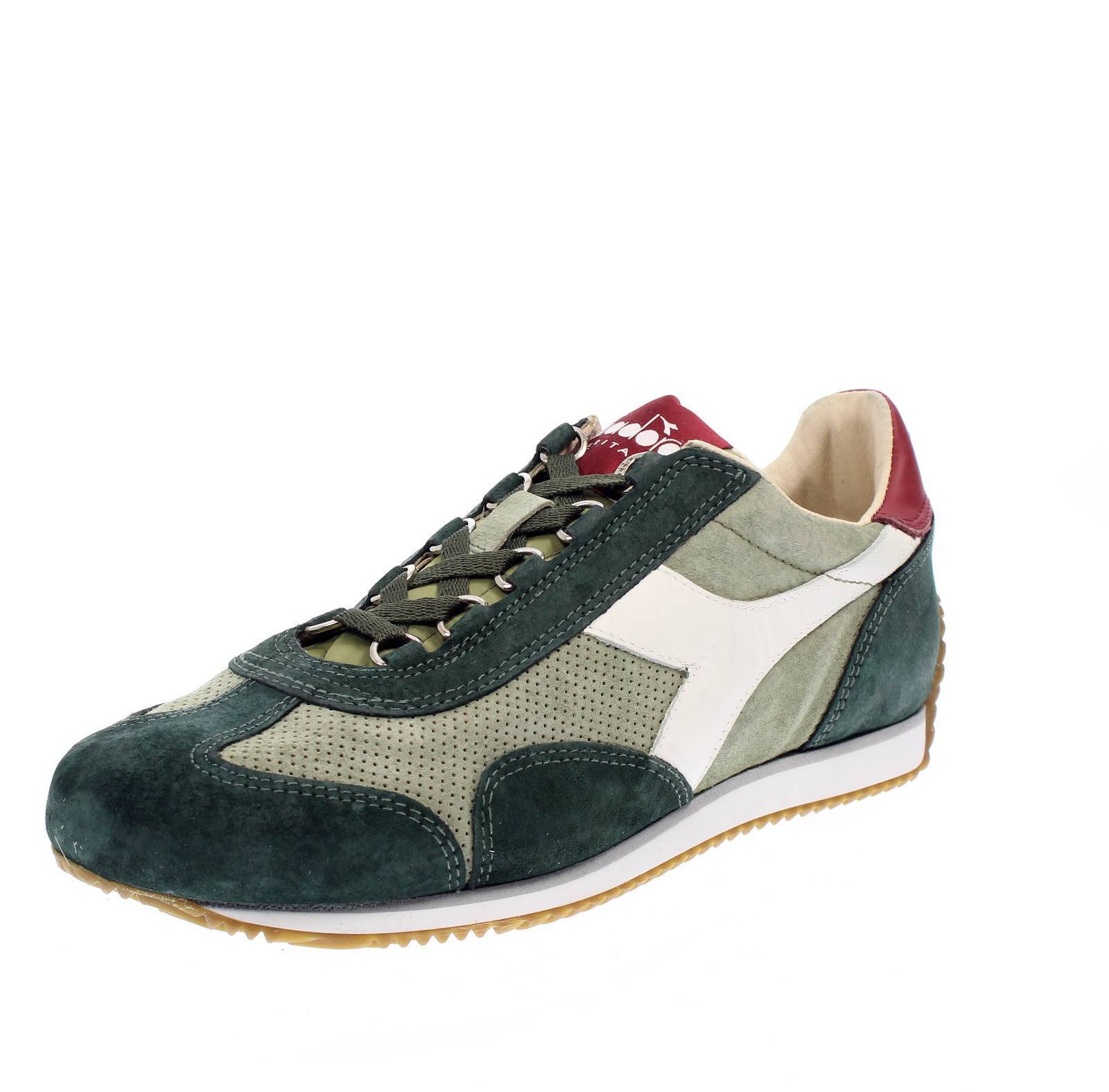Diadora Heritage Equipe Suede Sw Verde - Taglia 40.5 [7 US 25.5cm] Scarpe Uomo