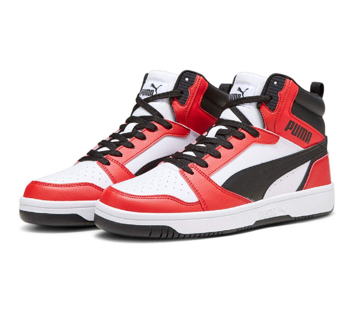 PUMA - 392326 - Puma Rebound V6 - Uomo - White black red - Mis. 43