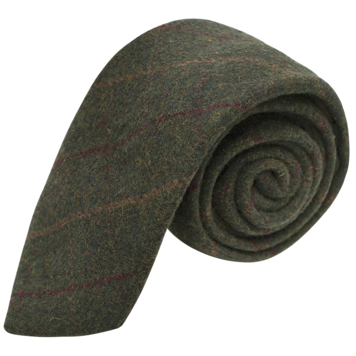 Heritage Quadri Verde Muschio Cravatta