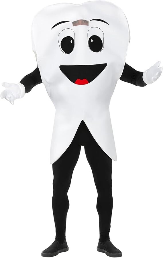 Widmann Costume Dente bianco M/L vestito carnevale UNISEX Feste