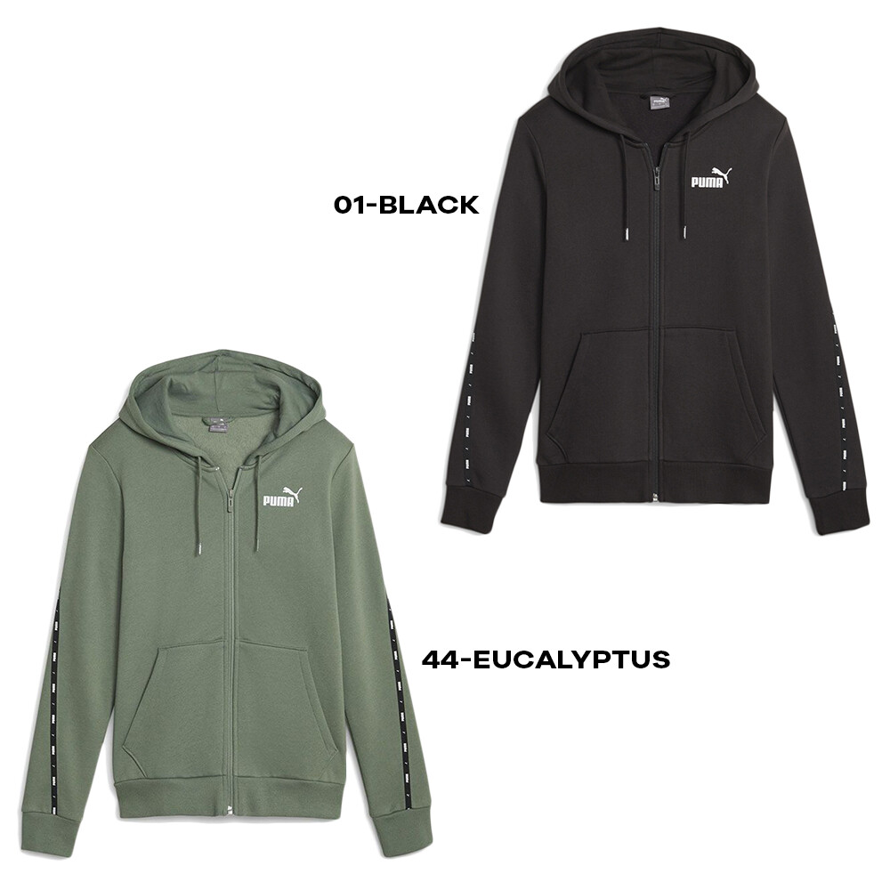 Puma Ess Tape Full Zip Hoodie Fleece wmn Felpa con cappuccio Donna 675997