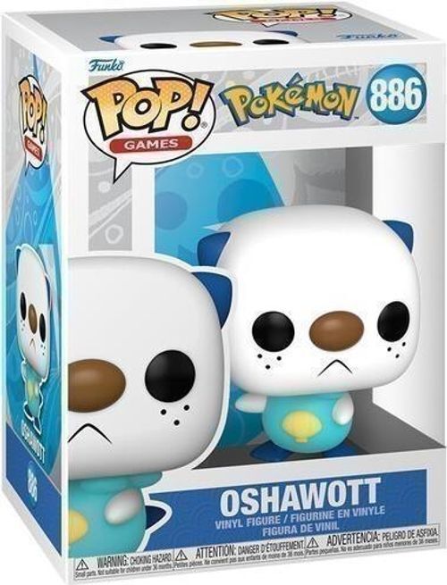7829602 Merchandising Pokemon: Funko Pop! Games - Oshawott (Vinyl Figure 886)