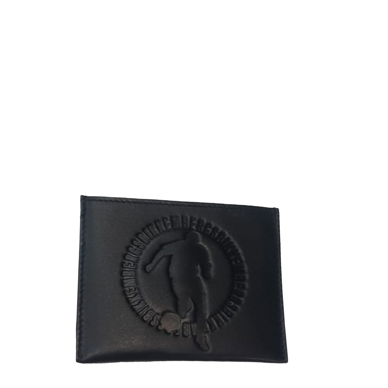 Portacarte di credito uomo Bikkembergs Nero wallet pelle slim portafoglio Logo