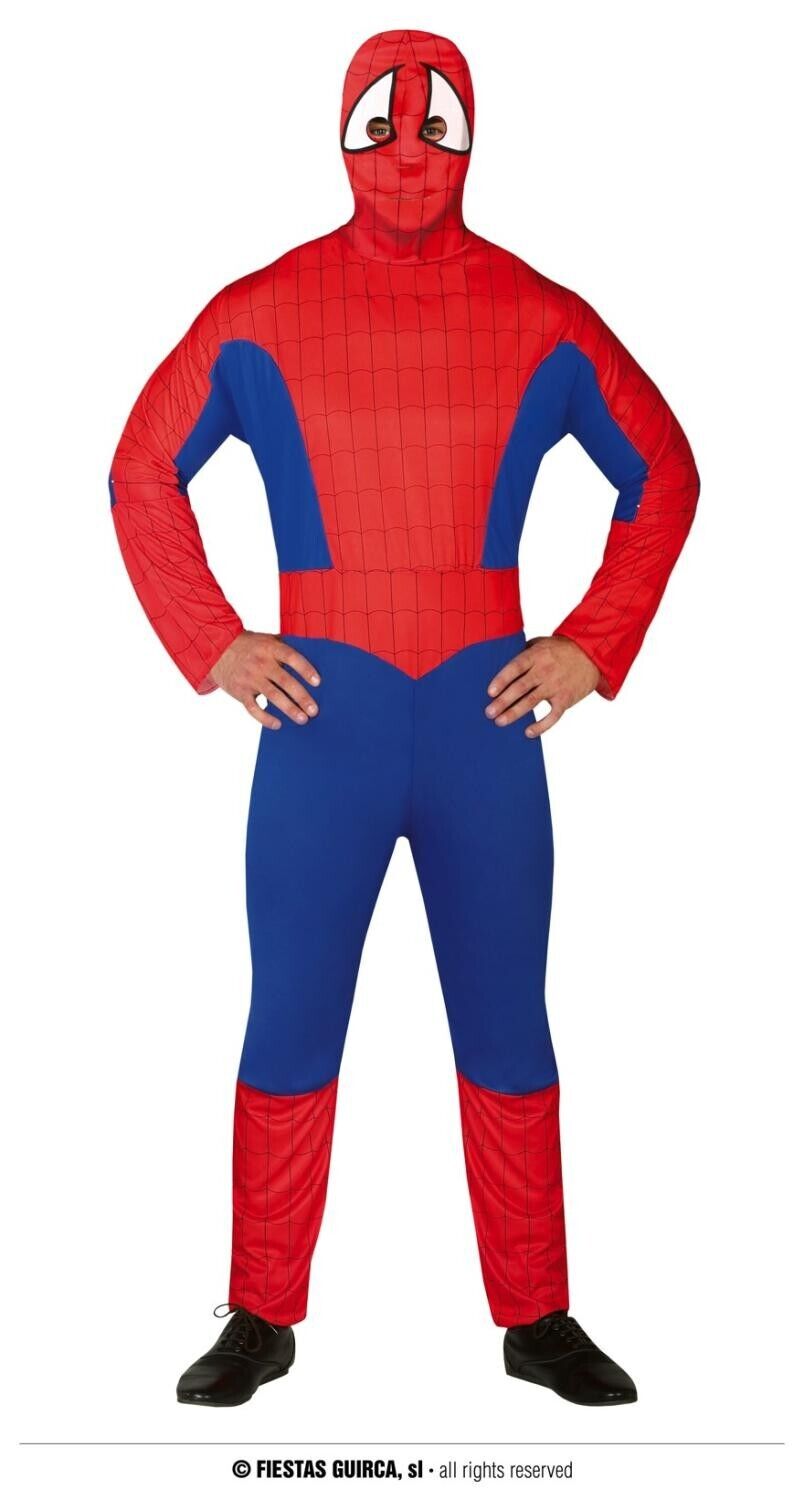 costume uomo spiderman uomo ragno taglia L