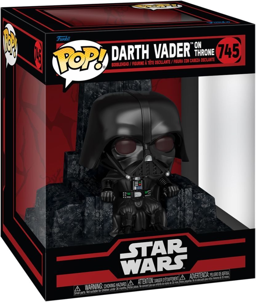 7829593 Merchandising Star Wars: Funko Pop! Deluxe - Darth Vader On The Throne (