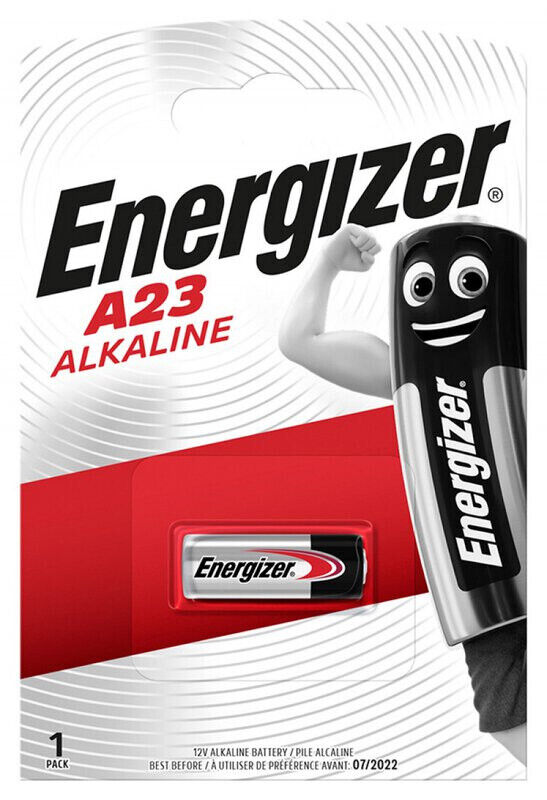 2 pile batterie A23 MN21 12V ENERGIZER per telecomandi auto, cancelli