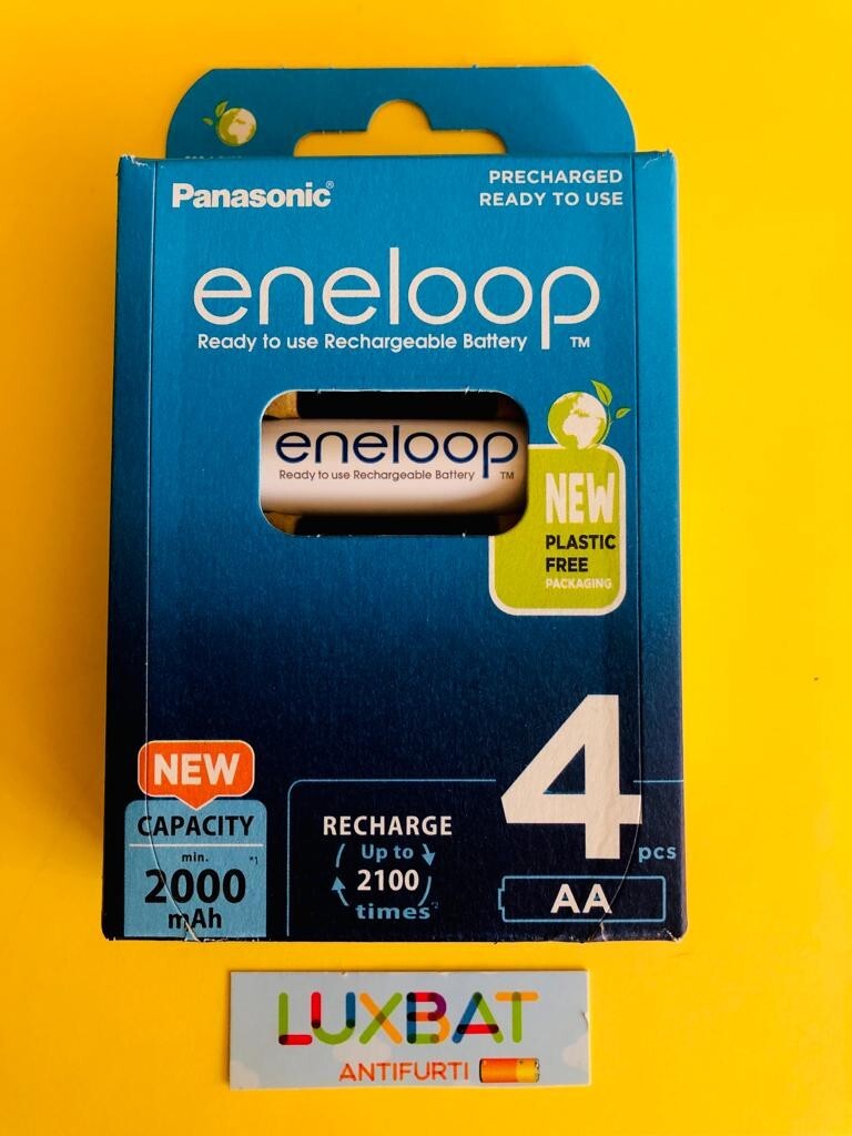BK-3MCCE/4BE ENELOOP AA 1900mAh Batterie Ricaricabili Ni-Mh blister 4 pezzi