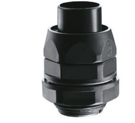 RACCORDO GIREVOLE DIRITTO CON PASSO GAS - RDG - IP54 - DIAMETRO GUAINA 10MM - NE