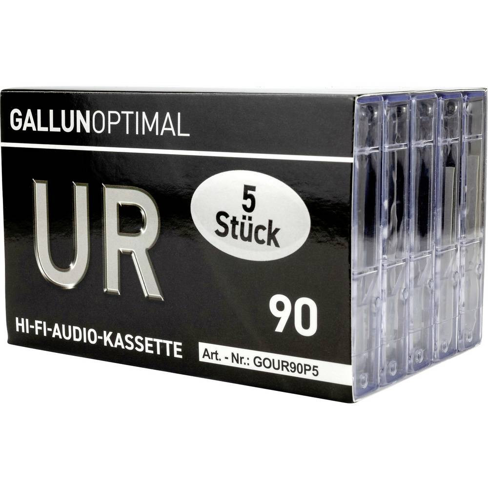 GALLUNOPTIMAL Audiocassette 90 min Kit da 5