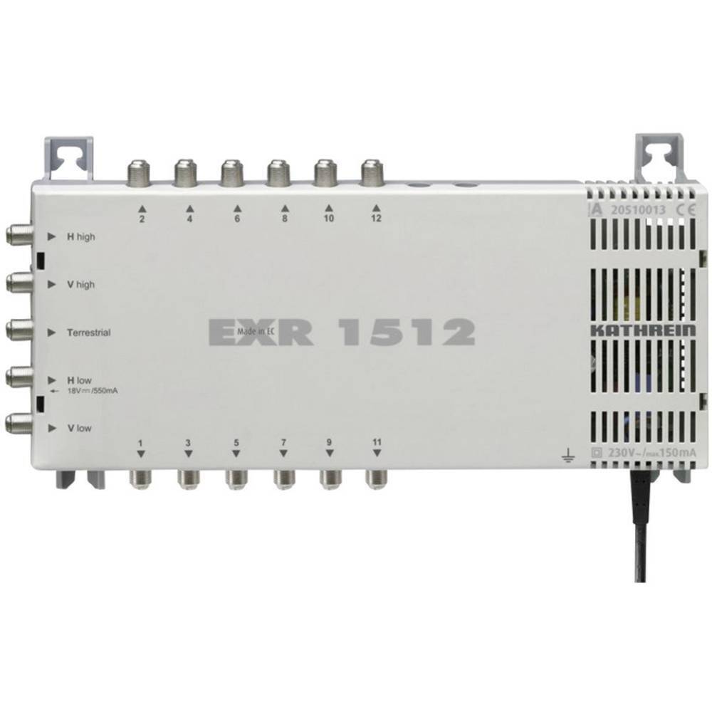 Kathrein EXR 1512 SAT multiswitch Ingressi (Multiswitch): 5 (4 satellitare / 1