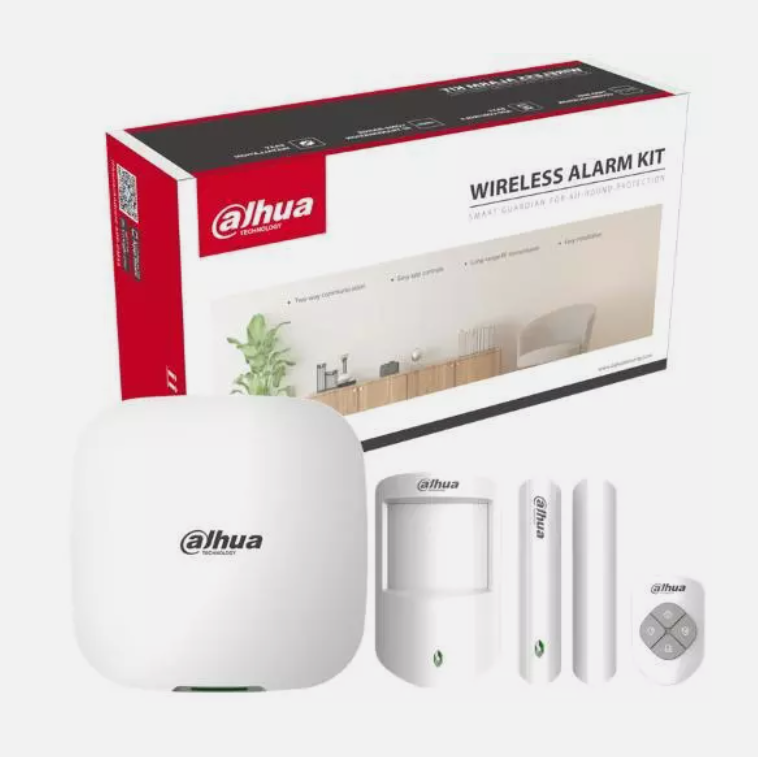 Kit antintrusione allarme casa wireless 4G 868 MHz Dahua ARC3000H-03-FW2-868