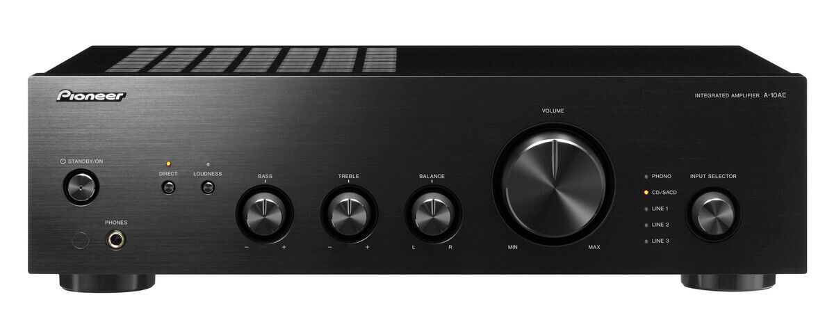 Pioneer A-10AE Black Amplificatore Integrato Stereo 5 Input 2 Out 50+50W