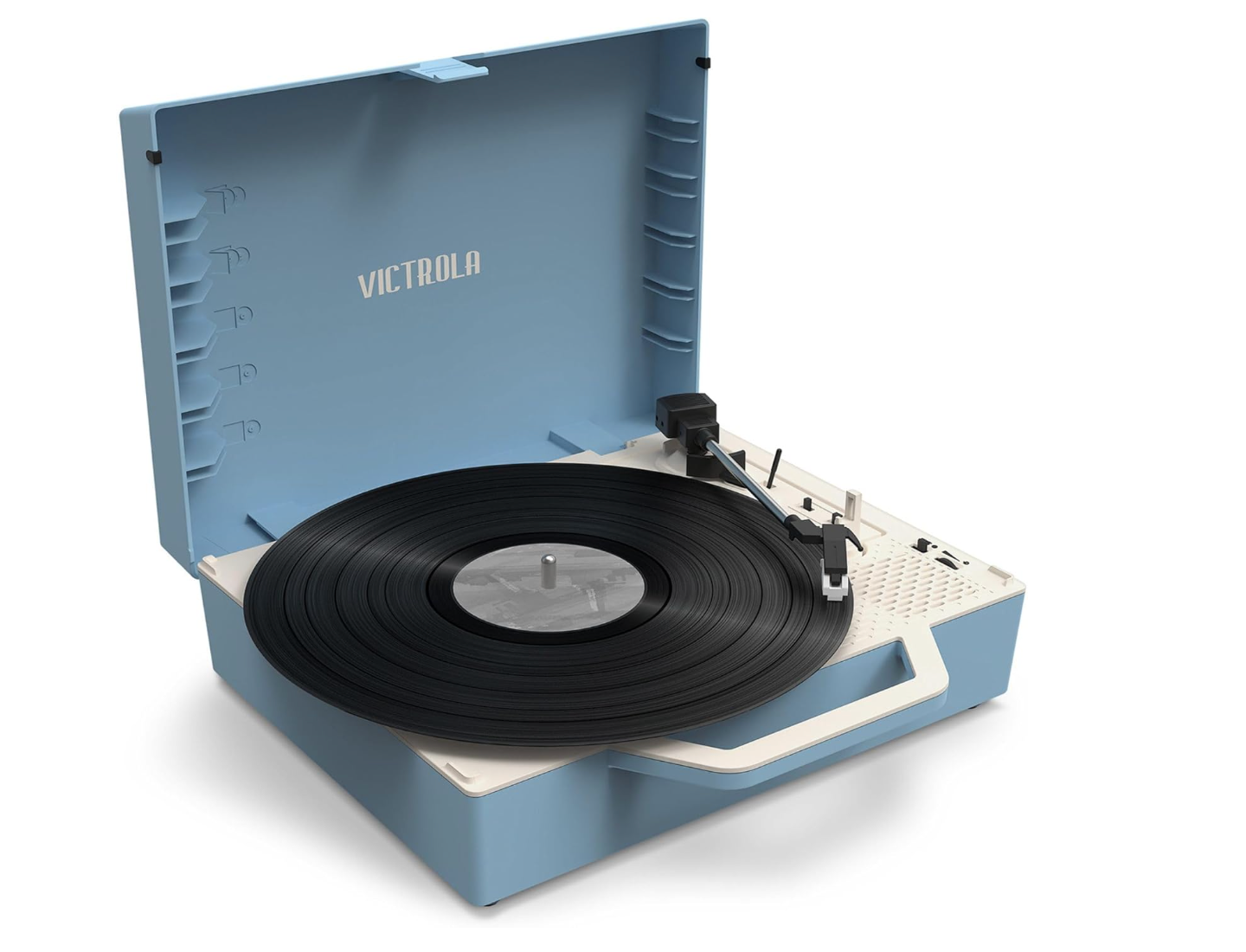 Victrola, Giradischi ReSpin, Bluetooth, Tecnologia Vinyl Stream, colore Blu