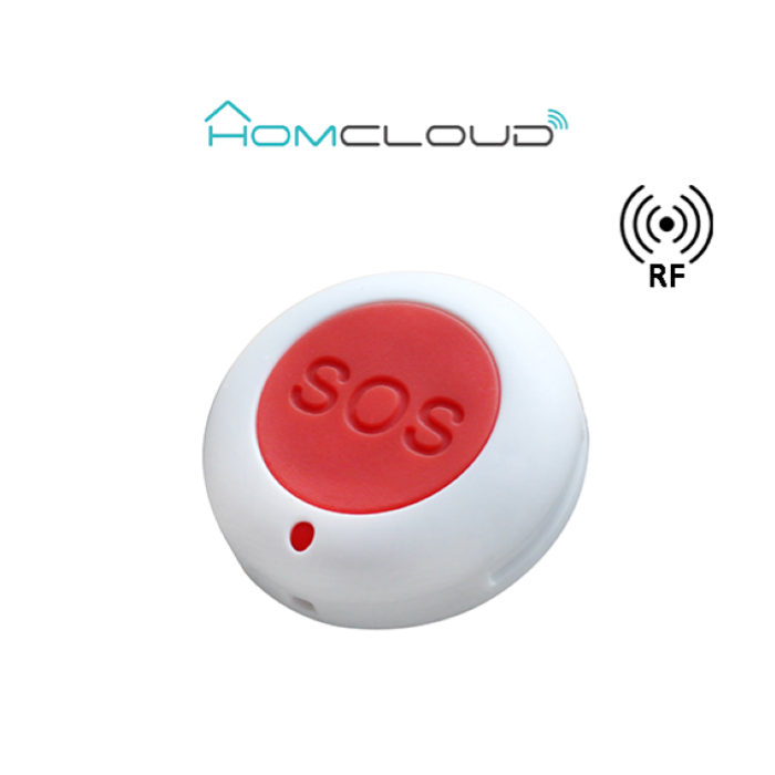 SOS PULSANTE EMERGENZA HOMCLOUD A RADIOFREQUENZA 433MHz BOTTONE RICHIESTA AIUTO