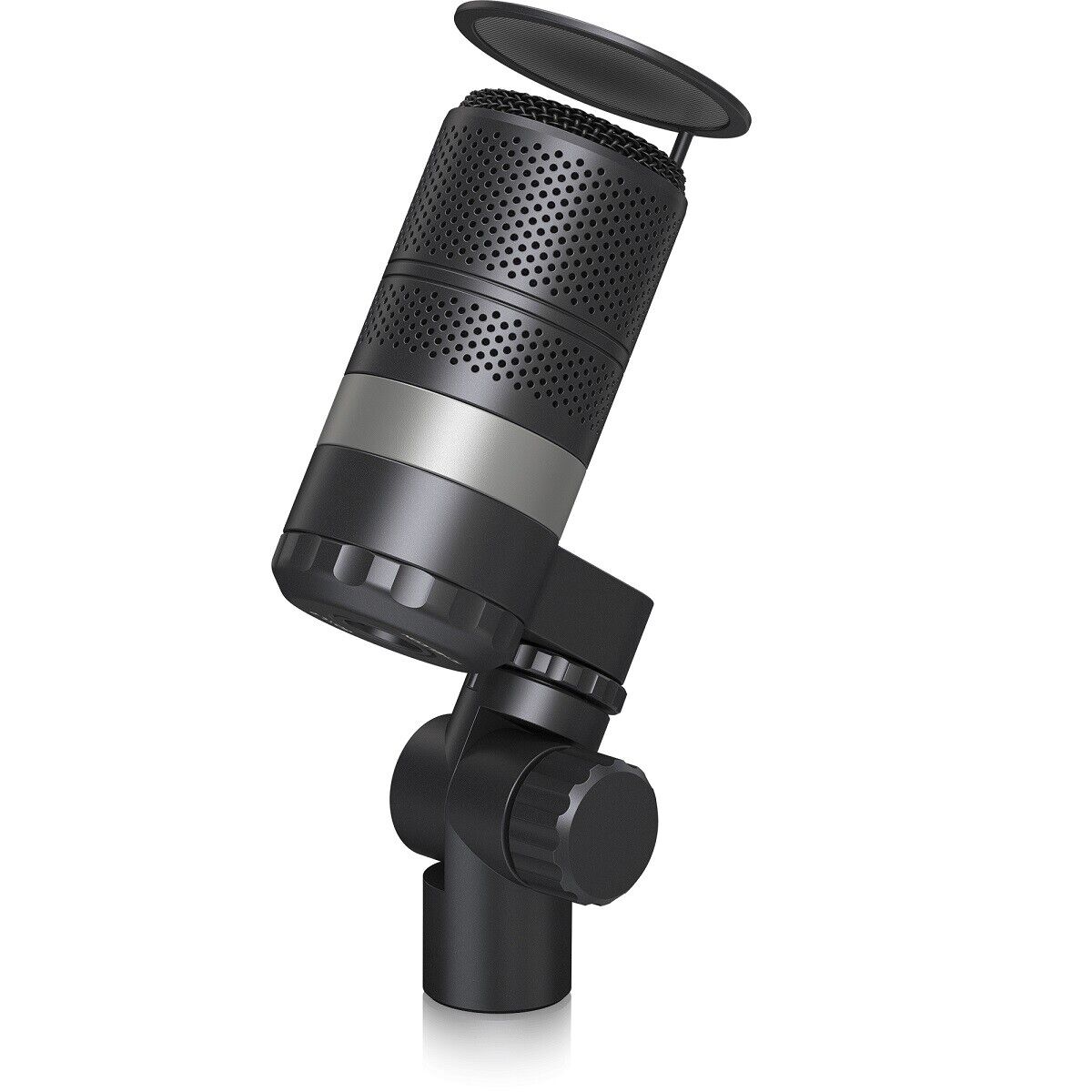 TC HELICON GO XLR MIC MICROFONO BROADCAST NERO CON POP FILTER