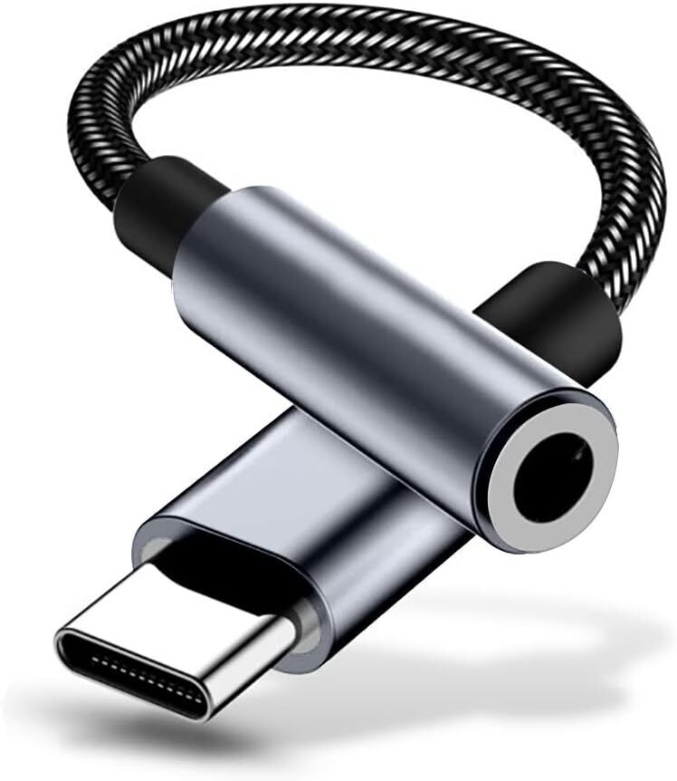 Adattatore USB C a Jack per Cuffie 3.5 mm,Adattatore Type-C Connettore...