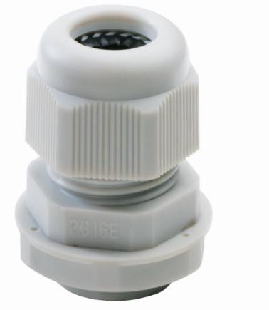 PRESSACAVO IN NYLON - PASSO METRICO M16 - GRIGIO RAL 7035 - IP68