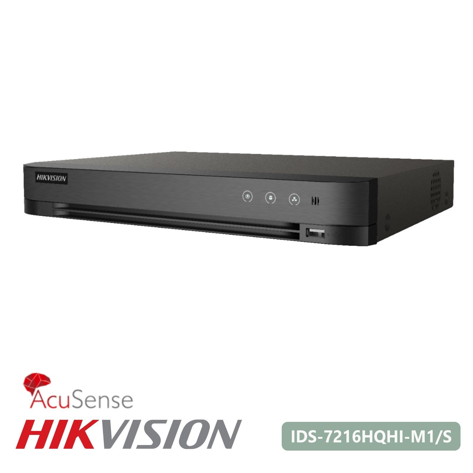 Hikvision Dvr 16Ch 4Mp 5in1 Turbo Tvi Acusense iDS-7216HQHI-M1/S