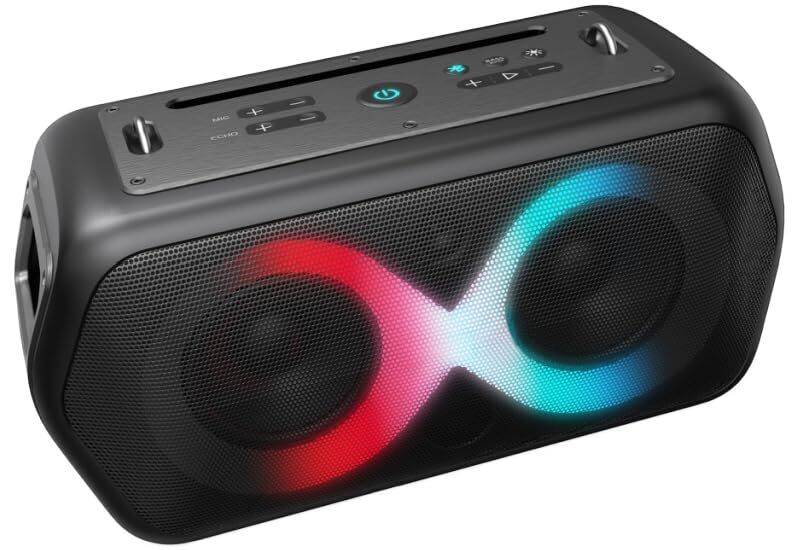 NEW MAJESTIC FIRE 39 - Speaker Wireless audio 5.3 con LED e Batteria New Majesti