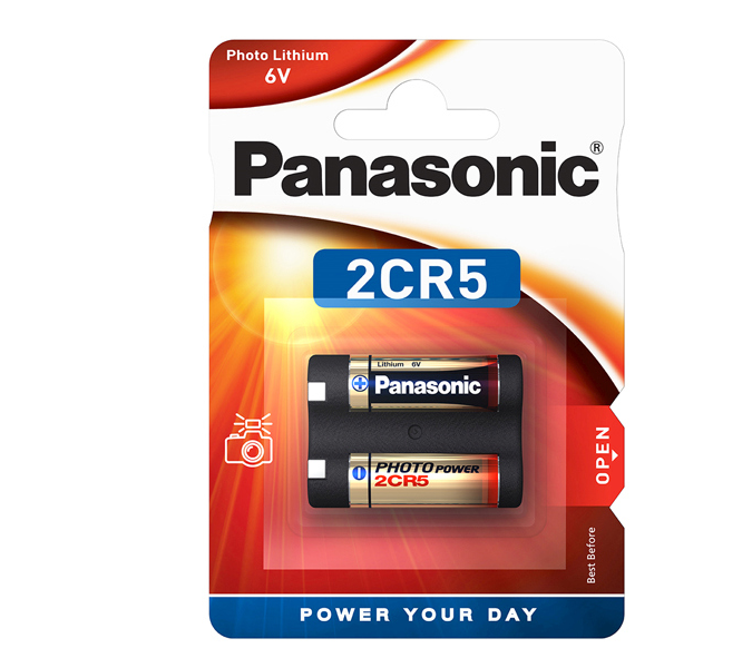 PANASONIC BATTERIA 2CR5 LITHIUM 6V