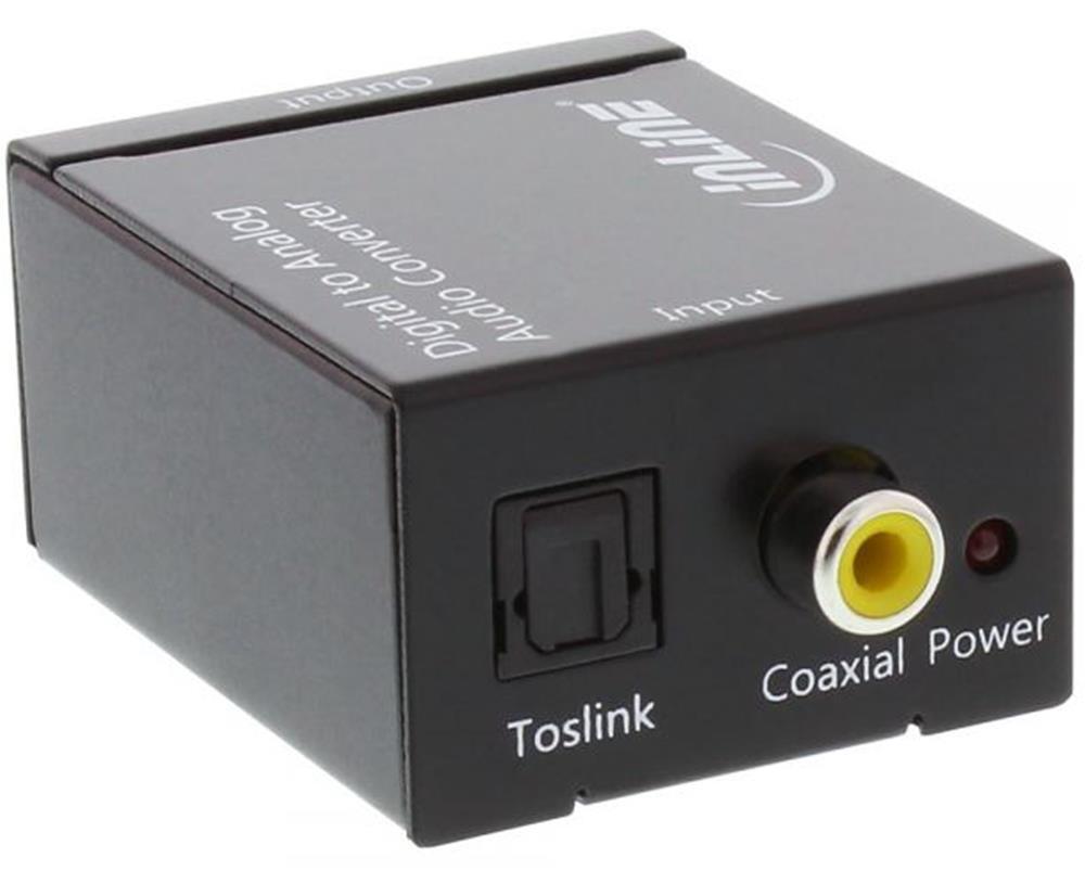 DAC Convertitore Elettronico Audio da Digitale ad analogico - Coassiale o Ottico