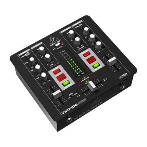 BEHRINGER VMX100USB PRO MIXER DJ 2 CANALI CON CONTABATTUTE + INGRESSO MICROFONO
