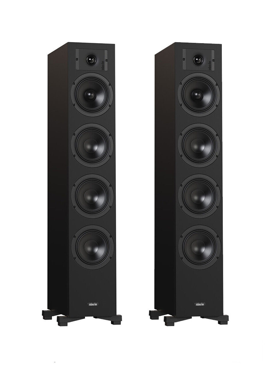 INDIANA LINE DIVA 6 BLACK - COPPIA DIFFUSORI DA PAVIMENTO