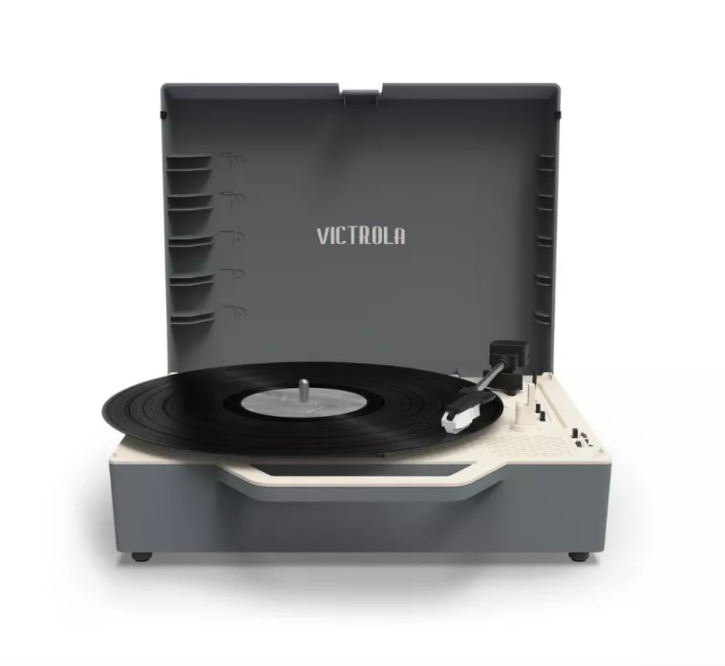 Victrola, Giradischi ReSpin, Bluetooth, Tecnologia Vinyl Stream, colore Grigio